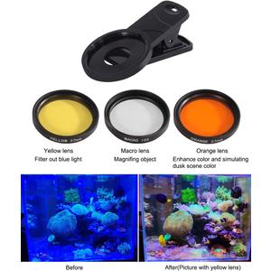 Aquarium Choice Coral Lens Filter Kits for Phone