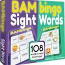 Sight Word Bingo Game Level 3 & 4 - Learn to Read Vocabulary for 1st 2nd 3rd Grade Kids - Dolch's Fry's Site Words Reading Game