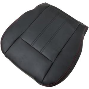 FZJDSD Black with red Stitch Driver or Passenger Bottom Seat Cover Compatible with Chrysler Town and Country 2011 2012 2013 2014 2015 2016 Compatible with Dodge Grand Caravan 2008-2020