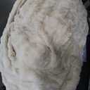 Cozy Bliss Fluffy Faux Fur Blanket King Size for Bed, Fuzzy Soft Striped Plush Blanket, Thick Throw for Bedroom Couch Gift, 108x90 Inches Beige