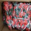 KHOYIME 18 Pack 144 FT Artificial Flower Garland, Fake Red Roses Vines Silk Flowers Faux Plastic Outdoor Hanging Floral Ivy Garland Decoration for Wedding Arch Bedroom Home Wall Backdrop Room Decor, 18pcs