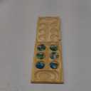 Regal Games Mancala Board Game - Fun Classic Table Game with Wooden Board for Adults & Kids - 48 Glass Mancala Beads & 2 Player Games - Ideal for Family Game Night, Travel (Ages 8+)
