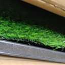 LOOBANI Dog Grass Pad with Tray - Dog Litter Box - Indoor Potty for Apartment and Patio Training - with 2 Packs Grass Pee Pads for Replacement, 2025 Inch