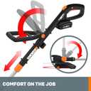 Worx 3 in 1 Cordless String Trimmer/Lawn Edger/Mini Mower, 12" Electric Weed Wacker with Command Feed, 20V Weed Eater with 4.6 LBS, Batteries & Charger Not Included, WG170.9