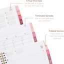 Rileys Academic Planner 2025-2026, Daily, Weekly & Monthly Planner, July 2025 - June 2026, Student Notes Pages, Twin-Wire Binding, Weekly Agenda for School & Work (8 x 6-Inches, Green)