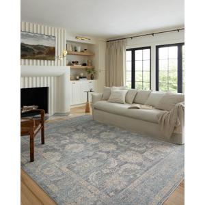 Loloi Odette Collection ODT-03 Sky/Beige 7'-10" x 10' Area Rug