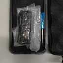 SKEDC Machine Soul Fidget Toy for Adults, Metal Fidget Slider Fidget Clicker Toy, Simulated Loading&Ratchet Play Stress Relief Toys Adults ADHD Tools Cool Gadgets for Men (Black)