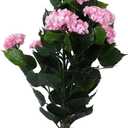 Artificial Lilacs - Fake Lilac Plant with Real Touch Flowers - Faux Lilac with Long Stem Artificial Flowers - Potted Lilac/Plastic Lilac Fake Flowers - (Medium, Pink Lilac)