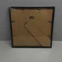 upsimples 12x12 Picture Frame, Display Pictures 8x8 with Mat or 12x12 Without Mat, Wall Hanging Photo Frame, Black, 1 Pack