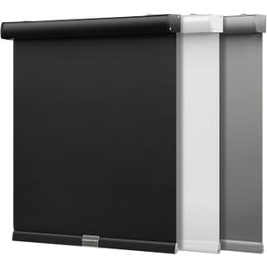 SMONTER Cordless Blackout Roller Shades for Windows- Room Darkening Roller Blinds with Valance, High Shading & UV Protection, 27" W x 72" H, Black