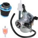 ALL-CARB PZ19 Carburetor 50cc 70cc 90cc 110cc 125cc Replacement for ATV Dirt Bike Go Kart with Air Filter