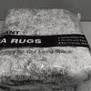 WITSHOCK 6x9 Area Rugs for Living Room : Machine Washable Non Slip - Low Pile Modern Abstract Carpet for Bedroom Kids Room Dining Room - Stain Resistant for Household - Pet Owners (Grey) (Gray/White)