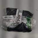 HYTENSUN Women's Cheeky V Cut Back High Waisted Bikini Bottom Cross Criss Swimsuit Bottoms (Medium, 870 Black)