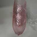 Jingmore 12 Pcs 13oz Reusable Plastic Wine Glasses, Detachable Wine Glasses with Stem, Unbreakable Champagne Flutes, Crystal Pink Goblet for Christmas Party Bar Restaurants Wedding Toasting (Crystal)