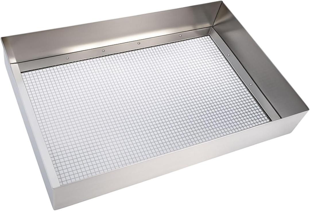 Large Size Soil Sifter for Garden Sieve for Rocks and Sand 17x11.5 inches