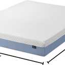 Zinus 8 Inch Full Cooling Essential Memory Foam Mattress [NewVersion], Fiberglass Free, Medium Feel, Breathable Cooling Layers, Certified Safe Materials