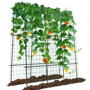 71'' L x 16'' W x 71'' H Large Tall Grape Vine Support Arch Arbor Trellis Plastic-Coated Metal Garden Arch Trellis for Climbing Plants Vine Yard Outdoor Patio Lawn Yard Garden Decoration (71'' H x 71'' L x 16'' W)