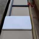 Triple Bunk Bed with Built-in Ladder and Full-Length Guardrails for 3 Kids,Metal L-Shaped Bunk Bed,Space Saving Design, No Box Spring Needed, Black (Twin)