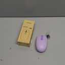 TECKNET Bluetooth Wireless Mouse (BT5.0/3.0 & 2.4G) Silent Click Compact and Portable USB Cordless Optical Computer Mice,Bluetooth Mouse for Laptop Computer Notebook PC,Purple