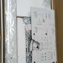 AX WABER Universal Floor TV Stand with Mount 70 Degree Swivel 9 Level Height Adjustable and Space Saving Design for Most 27 to 65 inch LCD, LED OLED TVs, Perfect for Corner & Bedroom White AX1006TW