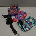 Washable Female Dog Diapers (4 Pack+1 Suspenders), Reusable Female Girl Doggy Doggie Puppy Wraps Panties Belly Band for Pet Heat Period Pooping Peeing Potty Training Incontinence Marking Small (Small(New Born-11.5"Waist), Bohemian)