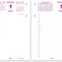 Brownline 2025 Daily Desk Calendar Refill, 12 Months, January to December, 6" x 3.5" (C2R-25)
