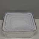 5 PCS Large Fruit Storage Containers for Fridge with Removable Colanders, Airtight Food Storage Containers with 5 Lids, 4 in 1 Produce Containers Keep Berry Fruits Vegetable Food Meat Fresh Longer