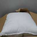 Down-Alternative Pillows for Stomach and Back Sleepers, Soft Density, 20 x 36 inches, 2-Pack, White