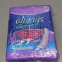 Always Discreet Adult Incontinence Pads for Women, Drier, 4 Drop Long Length, Moderate Absorbency, Pads for Bladder Control Management, Bladder Leaks, & Postpartum Pads, 54ct