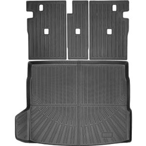 Cargo Liner Fits for BMW X3 2025 Trunk Liner All Weather Cargo Mat, Custom Fit TPE Anti-Slip Car Seat Back Protector Accessories (with Backseat Mat)
