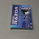 Mens Razor with 2 Handles & 10 Refill Blades  7 Blade for Smooth, Close Shave  Precision Trimmer  Refillable Razor for Men, All Skin Types