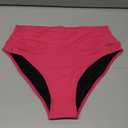 Beautikini Period Swimwear Bikini Menstrual Swim Bottoms Leakproof Bathing Suits for Teens Girl (Medium, Raspberry Smoothie)