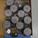 24 Pcs Chair Leg Floor Protectors Round, Silicone Felt Furniture Leg Pads Caps Covers for Hardwood Floors (Fit 1-5/16" to 2") (Clear)