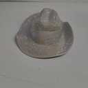 Fully Diamond Rhinestone Sequin Rave Cowboy Hat, Cowgirl Hat For Wedding Costume Cosplay Party