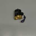 U.S. Solid 3/8" Electric Solenoid Valve 12-VDC, VITON Gasket, Air, Gas, Fuel Normally Closed