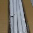 4 Pack Tension Curtain Rod 30.5 to 62.8 Inch No Drilling, Adjustable Spring Tension Rod 7/8" Diameter Non Slip, White Shower Curtain Rod for Windows, Bathroom, Doorway, Closet, Kitchen