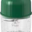 Electric Garlic Chopper Mini Food Crusher with Type C Charger - High-Power Electric Food Chopper for Vegetables, Fruits, and Nuts - Compact and Easy to Clean