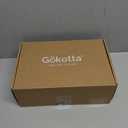 GOKOTTA 4-Pcs King Size Sheets Set, 100% Rayon Derived from Bamboo, 16 Inch Deep Pocket King Sheets with Elastic Corner Straps, Cooling Sheets for Hot Sleepers - Silky Soft & Breathable - Cocoa Brown
