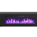 70" Floating Wall Mounted Fireplace TV Stand with Storage