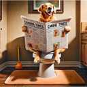 Rocorose Jigsaw Puzzles 1000 Pieces, HD Quality Adults Puzzle Games of Funny Dog with Exquisite Poster, Challenging Animal Puzzles for Family Game Night