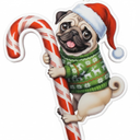 Bernedoodle Christmas Ornament 2d Flat Flat Acrylic Ornament