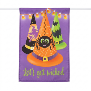 2 x Decorative garden flag