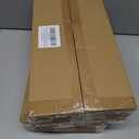 2 x keomaisyto Earring Holder Organizer, 360 Rotating Jewelry Holder with Ring Tray/Necklace/Bracelet/Ring Hooks, White Earring stand with 4 Sides and 2 Wooden Trays for Jewelry Display (Upgraded)