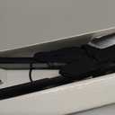 HOT TOOLS Black Gold Ionic 1 1/4 Inch Flat Iron, Use as Straightener for Sleek Straight Hair or Use Rounded Edges for Shiny Curls and Waves, Stylist-Preferred