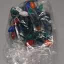 25FT C7 Christmas Decorations Lights, Vintage Christmas Lights String, Multicolor Christmas Tree Lights, Xmas Light for Outdoor Indoor Holiday Decorations with 27 Colorful Ceramic Bulbs (2 Spare Bulb)