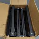 Collapsible Wagon Cart with Wheels, 150L Lightweight Foldable Utility Cart, Portable Rolling Wagon for Garden, Shopping, Sports, Camping, Transport, Black