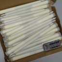 32 Pcs Flameless Taper Candles with Remote Timer, 11 inches Flickering Taper Candles Battery Operated, Ivory Plastic Long LED Candlesticks for Wedding Christmas Home Party Decor