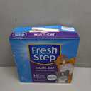 Fresh Step Clumping Cat Litter, Multi-Cat, Long Lasting Odor Control Kitty Litter with Activated Charcoal, Low Dust Formula, 14 lb