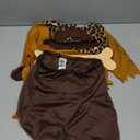 Kids Caveman Cavewoman Costume Boys Girls Stone Age Dress Suit Halloween M - XL