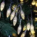 Lightshare 6.5FT 208 LED Cherry Blossom Tree, Lighted Artificial Tree for Decoration Inside and Outside, Home Patio Wedding Festival Christmas Decor